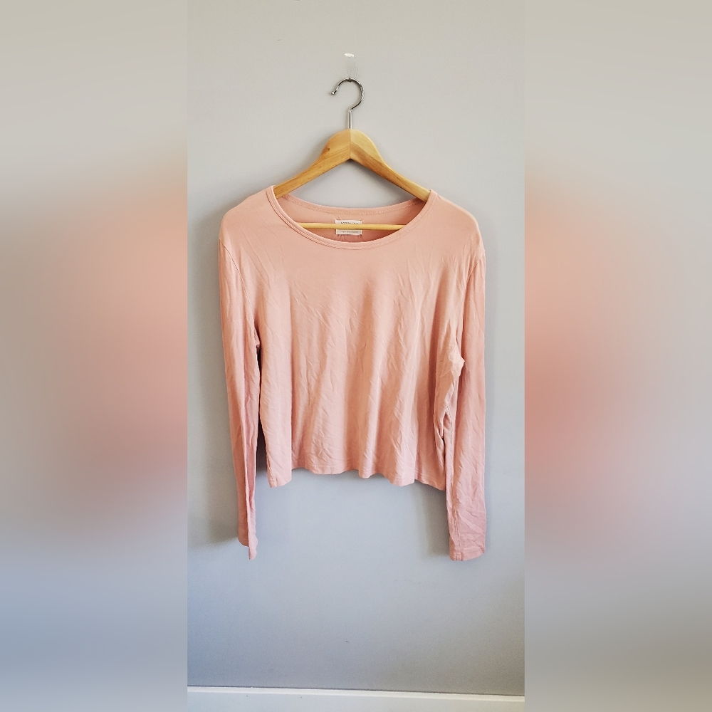 Women's Pink Long Sleeve Top